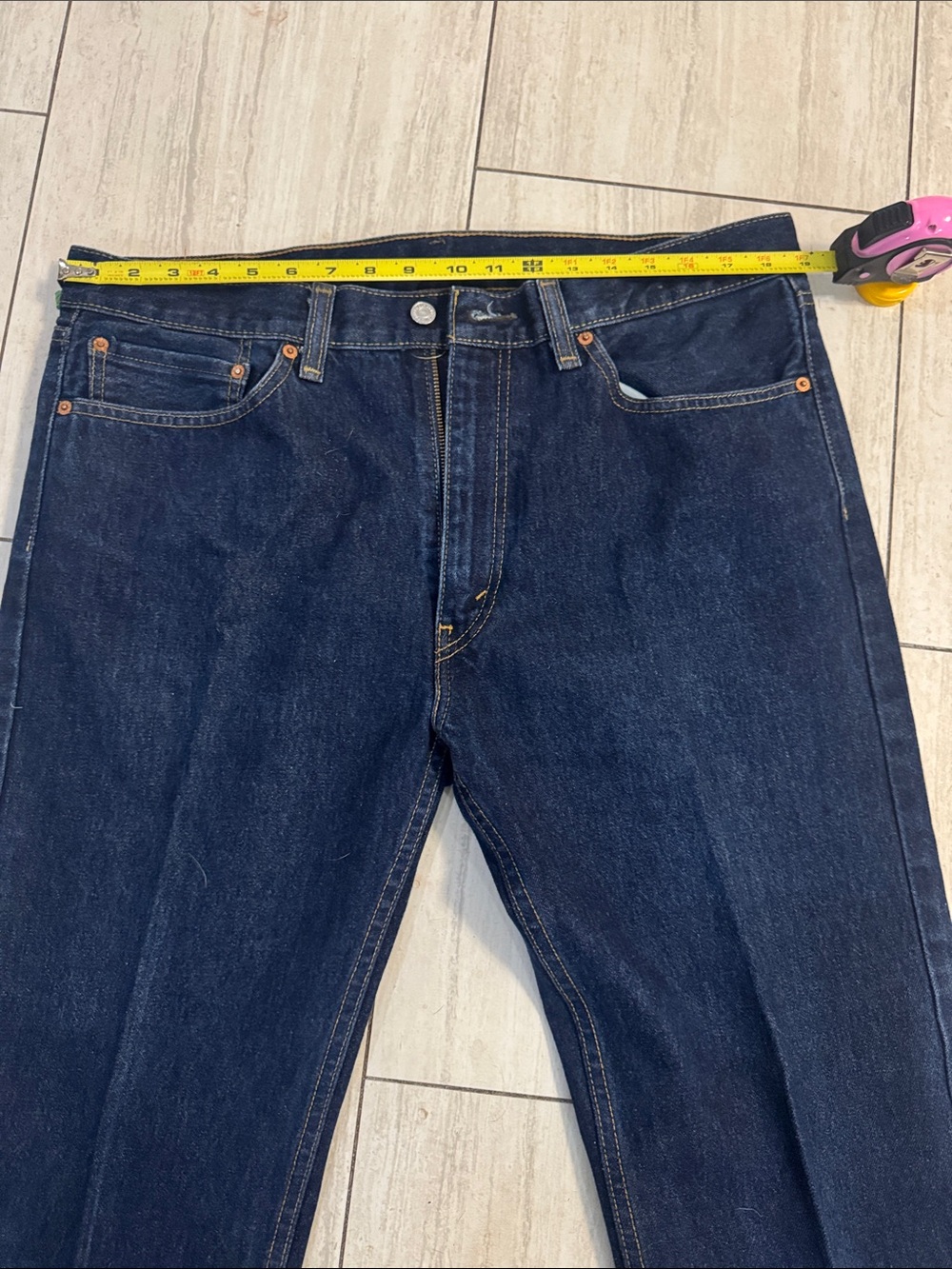 Levi's Indigo Straight-Leg Jeans - Picture 5 of 11